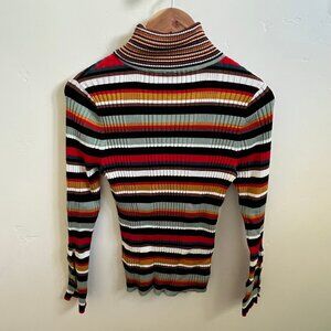 Anthropologie / Moth Fawcett Striped Turtleneck